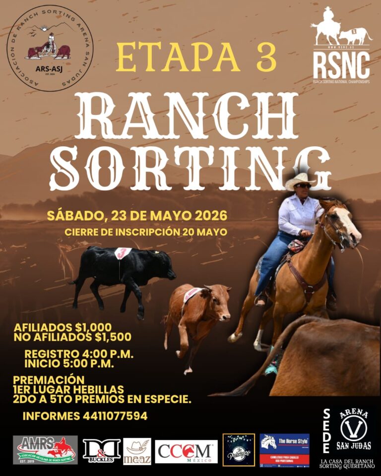 3A. Etapa Ranch Sorting Arena San Judas 2026 – AMRS